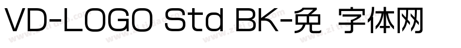 VD-LOGO Std BK字体转换